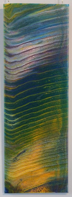 Abstract pour