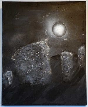Avebury Circle Moonlight