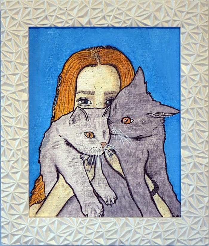 Crazy Cat Lady Blue