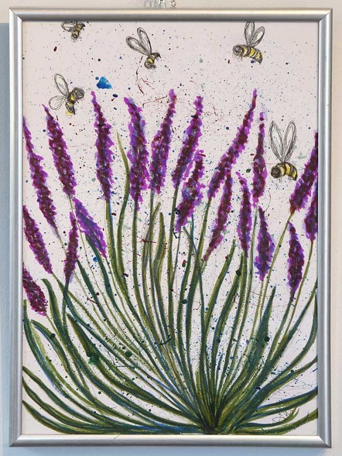 Lavender Bees