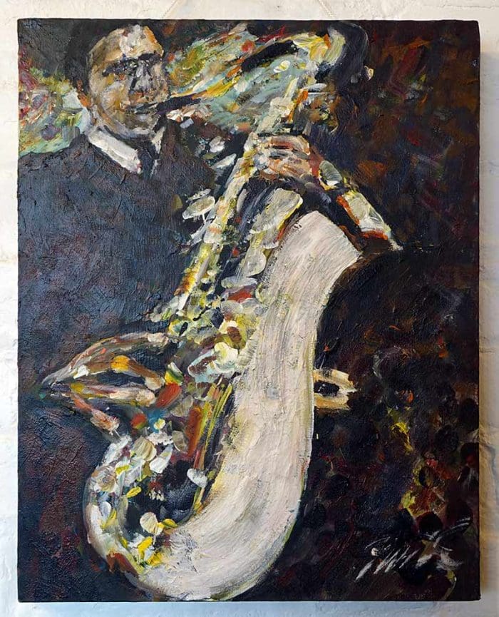 Saxophonist Blow