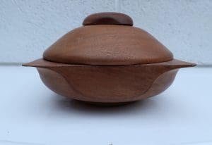 Mahogany Lidded Bowl