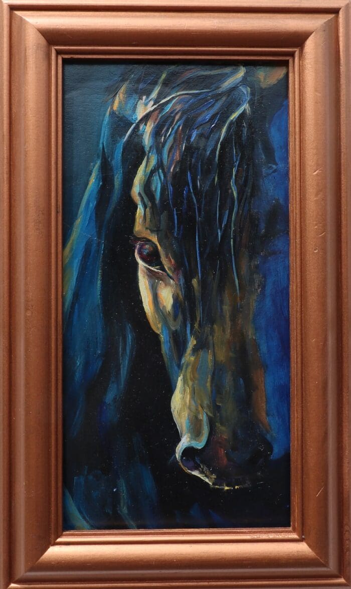 Blue Gothic Horse