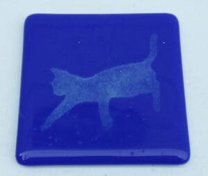 Blue Cat Coaster