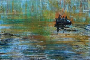 Fishing With The Grandkids - Print