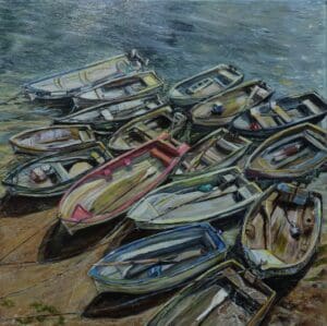 Little Pink Boat - Print