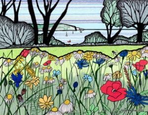 Old Harry View Over Meadow crop