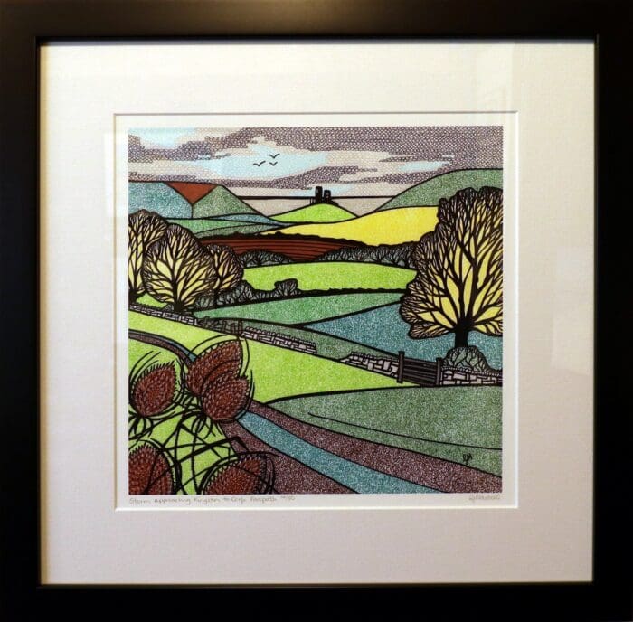 Storm Approaching Kingston to Corfe footpath - Image 2