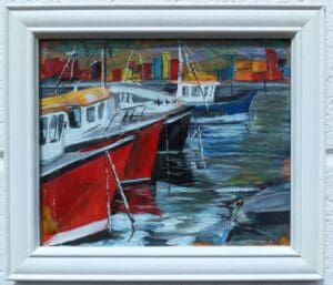 Working Harbour - Framed