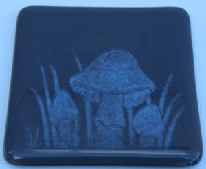 Grey Mushroom Coaster