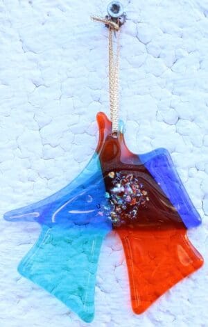 Colourful Glass Ornament