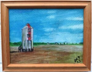 Wooden Lighthouse at Burnham on Sea