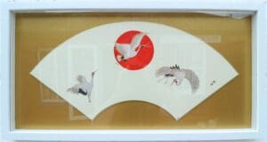 Heron’s in Flight Shikishi