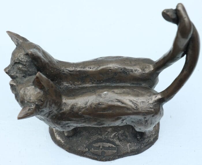 Cold Cast Bronze Cats - Image 2