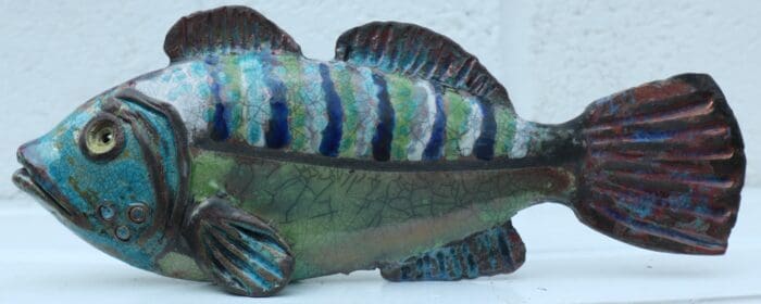 Standing Fish Sculpture 1