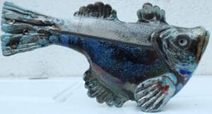 Standing Fish Sculpture 2