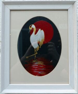 Water Colour Heron 1