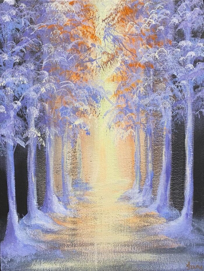 Serene Winter Avenue