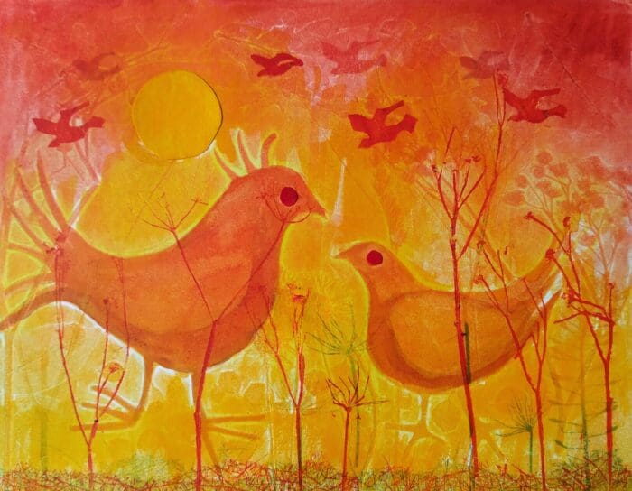Birds Yellow Haze