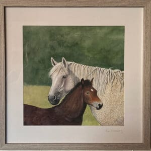 Flea bitten Mare n Foal