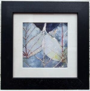 Frosty Autumn leaves