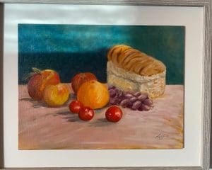 Bread & Fruits in the offering