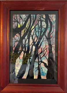 The Black Trees Crest towards the Beautiful skies