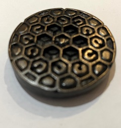 Honeycomb Cold cast Bronze fridge magnet