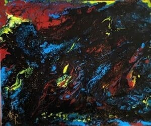 Abstract Pour