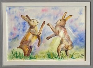 Boxing Hares
