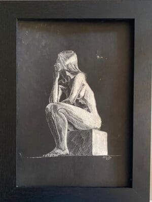 Seated girl