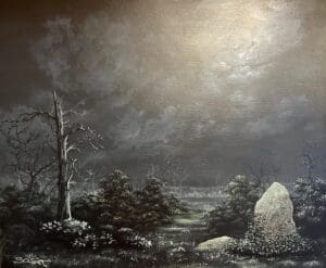 Moonlit Standing Stone