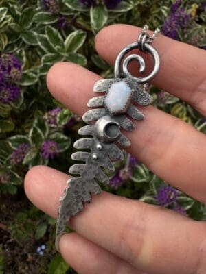 Opal Fern necklace