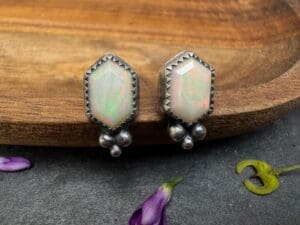 Opal studs